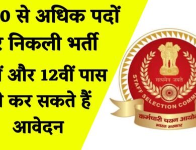 SSC Jobs 2024: केंद्रीय मंत्रालयों में सब इंस्पेक्टर समेत 2000 से अधिक पदों पर निकली बंपर भर्ती 10वीं और 12वीं पास भी कर सकते हैं आवेदन SSC Jobs 2024: केंद्रीय मंत्रालयों में सब इंस्पेक्टर समेत 2000 से अधिक पदों पर निकली बंपर भर्ती 10वीं और 12वीं पास भी कर सकते हैं आवेदन