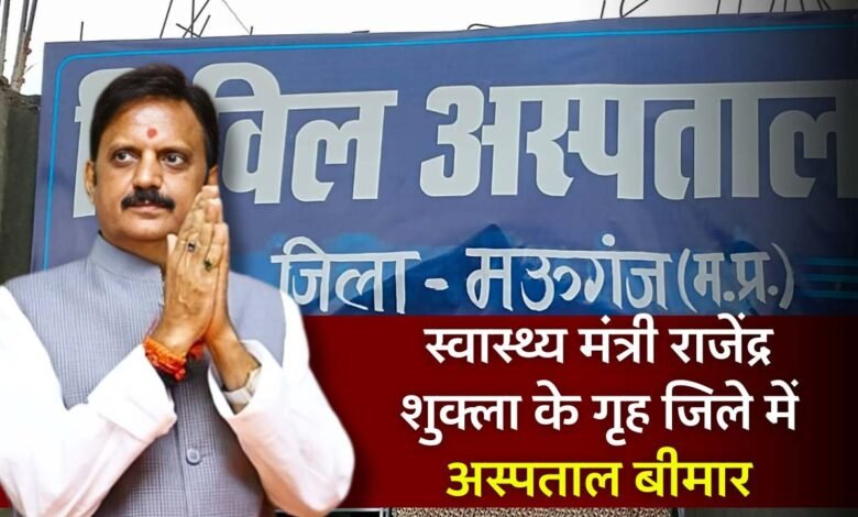 MP News: मध्य प्रदेश स्वास्थ्य मंत्री राजेंद्र शुक्ला के गृह जिले में बीमार हुई अस्पताल, कांटा लगा तो रीवा रेफर