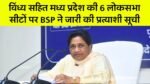Loksabha Election 2024: विंध्य सहित मध्य प्रदेश की 6 लोकसभा सीटों पर BSP ने जारी की प्रत्याशी सूची