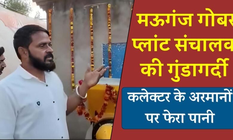 Mauganj News: मऊगंज कलेक्टर के अरमानों पर गोबर प्लांट के संचालक ने फेरा पानी, शुरू किया बेखौफ गुंडागर्दी