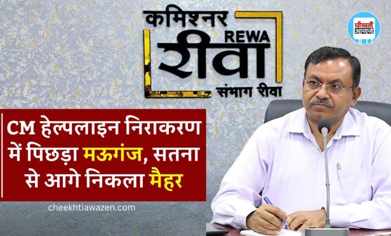 Rewa News: सीएम हेल्पलाइन निराकरण में पिछड़ा मऊगंज, सतना से आगे निकला मैहर