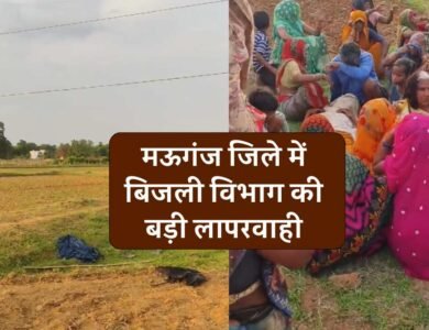 Mauganj News: मऊगंज जिले में बिजली विभाग की बड़ी लापरवाही, 5 फीट नीचे लटक रहा था 11 हजार केबी लाइन का तार बकरी पालक की मौत