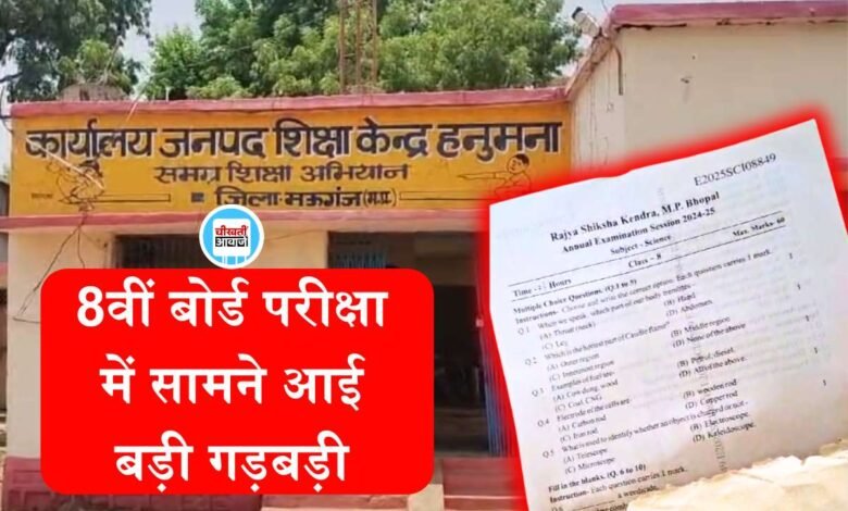 Mauganj News: बोर्ड परीक्षा का पेपर देख चकित रह गए छात्र शिक्षकों ने पकड़ा माथा, अधिकारियों में मची अफरातफरी