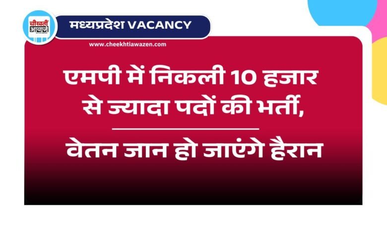 MP Teacher Bharti 2025