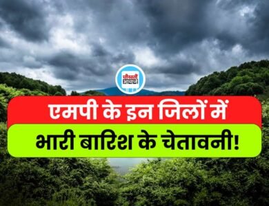 मध्यप्रदेश मौसम का हाल, इन जिलों में 8 इंच तक बारिश की चेतावनी, राजधानी में भी यलो अलर्ट