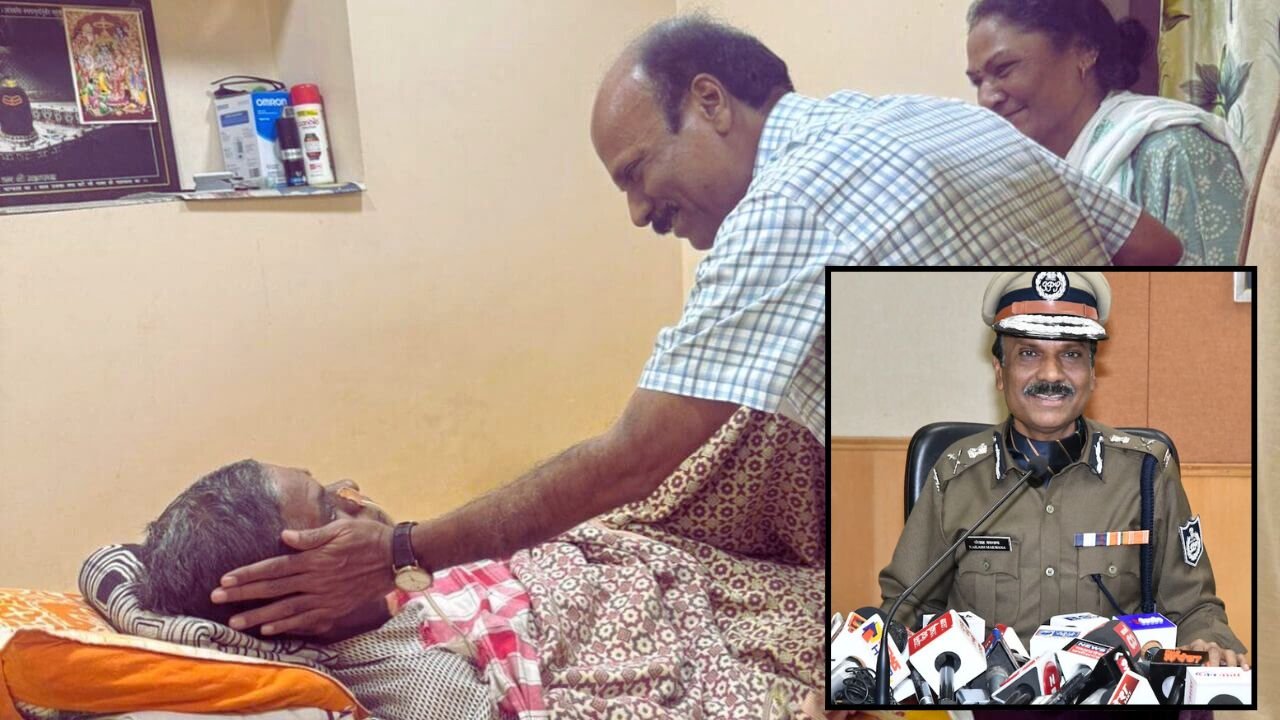 घायल ASI दोस्त से मिलने पहुंचे DGP मकवाना, दोस्ती की दी सच्ची मिसाल घायल ASI दोस्त से मिलने पहुंचे DGP मकवाना, दोस्ती की दी सच्ची मिसाल