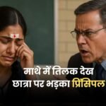 Mp News: माथे में तिलक देख छात्रा पर भड़का प्रिंसिपल, टीसी देने की दे डाली धमकी