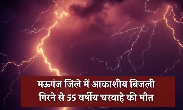 Mauganj News: मऊगंज जिले में आकाशीय बिजली गिरने से 55 वर्षीय चरवाहे की मौत