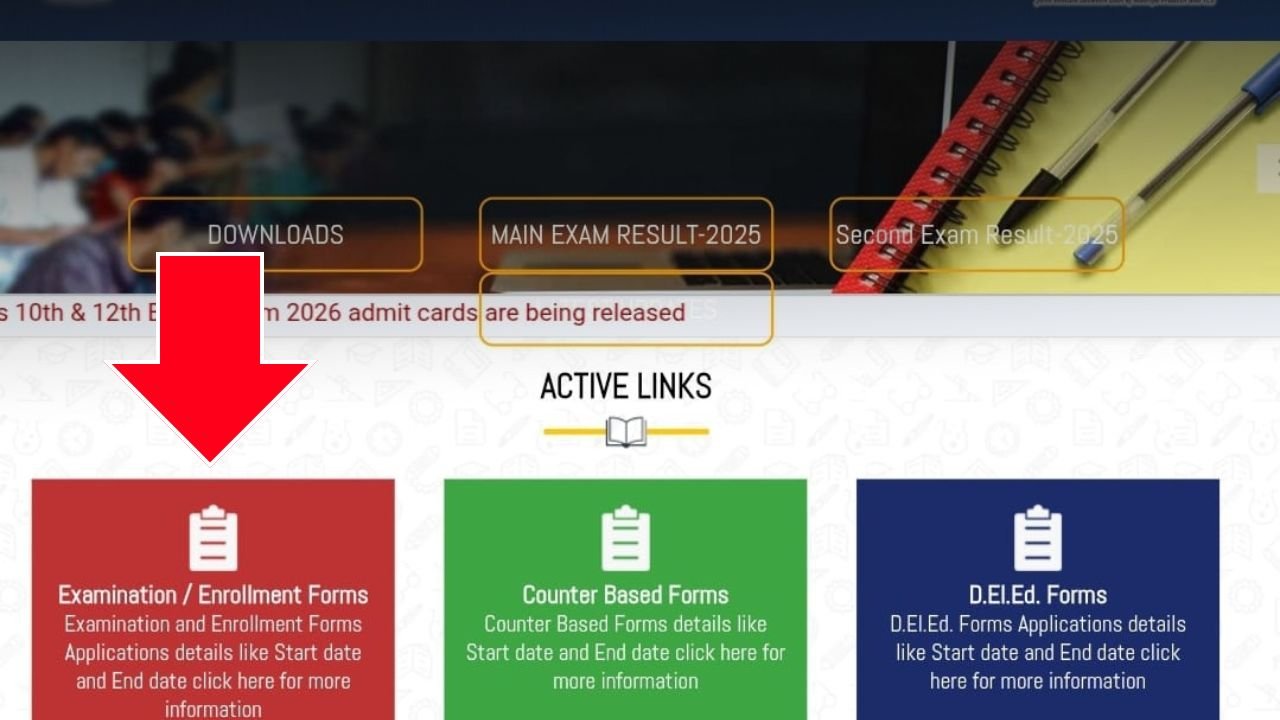 MP BOARD 10th-12th Admit Card Download