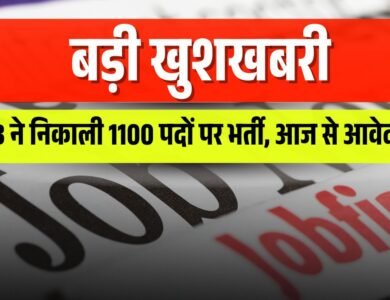 MP News: सरकारी नौकरी की चाह रखने वालों के लिए बड़ी खुशखबरी, MPESB ने 1100 पदों पर निकाली भर्ती, आज से आवेदन शुरू MPESB ने 1100 पदों पर निकाली भर्ती, आज से आवेदन शुरू