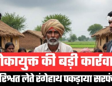 लोकायुक्त की बड़ी कार्रवाई, 5 हजार की रिश्वत लेते रंगेहाथ पकड़ाया सरपंच लोकायुक्त की बड़ी कार्रवाई, 5 हजार की रिश्वत लेते रंगेहाथ पकड़ाया सरपंच