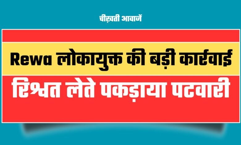 MP News: एमपी में रिश्वत लेते पकड़ाया पटवारी, Rewa लोकायुक्त की बड़ी कार्रवाई