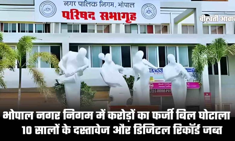 भोपाल नगर निगम में करोड़ों का फर्जी बिल घोटाला, लोकायुक्त ने रिकॉर्ड जब्त कर शुरू की जांच