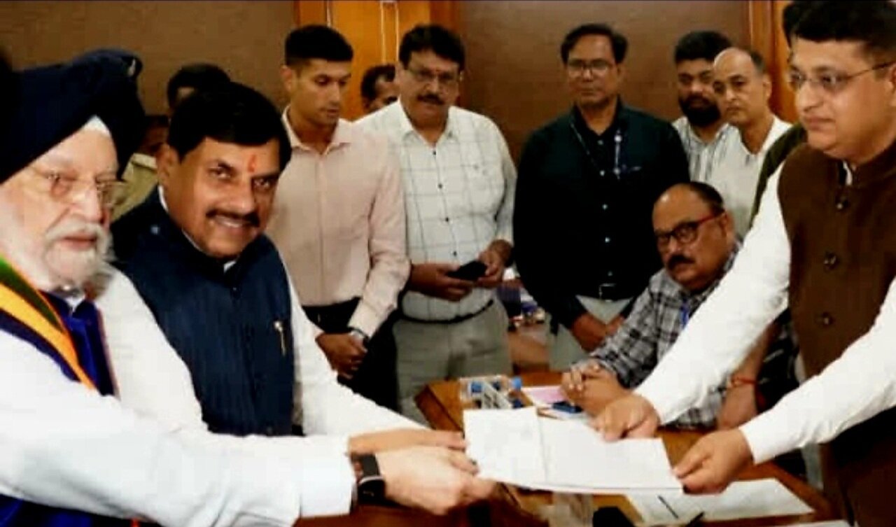 MP Rajya Sabha Election: हरदीप सिंह पुरी ने भोपाल में भरा नामांकन, मोहन यादव समेत भाजपा के दिग्गज रहे मौजूद