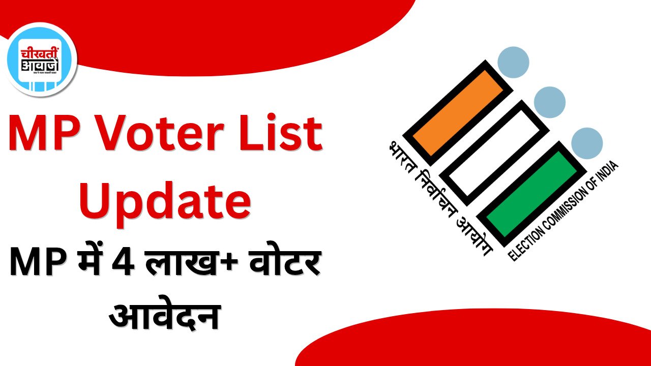 MP Voter List Update: मध्य प्रदेश में 4.06 लाख आवेदन, युवाओं के 1.92 लाख फॉर्म