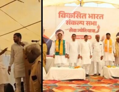 मैहर BJP में कुर्सी को लेकर विवाद! जिला संयोजक ने मंच पर जताई नाराजगी, VIDEO वायरल