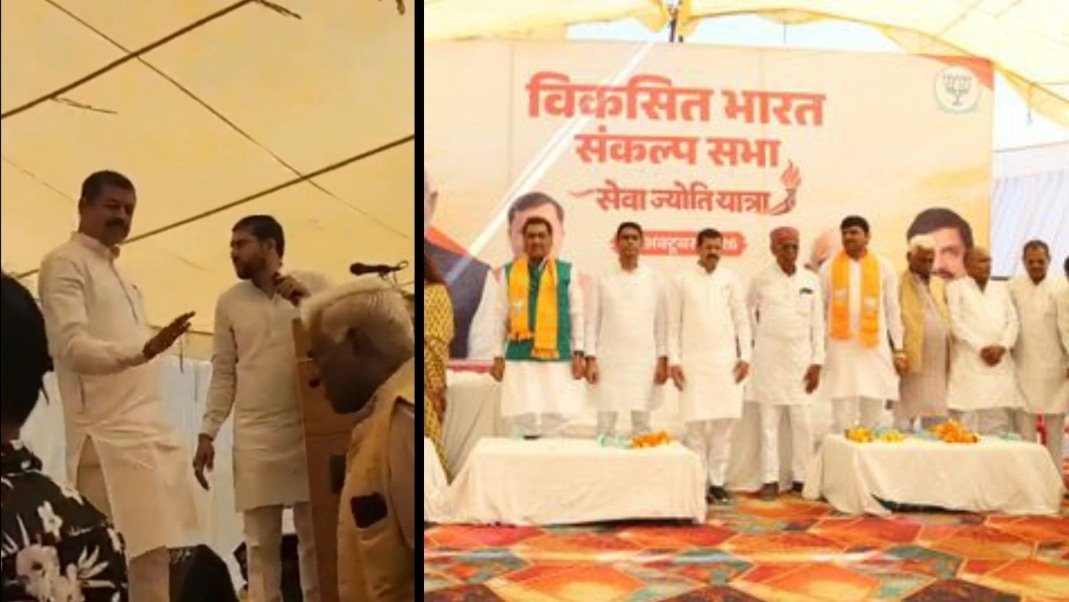 मैहर BJP में कुर्सी को लेकर विवाद! जिला संयोजक ने मंच पर जताई नाराजगी, VIDEO वायरल
